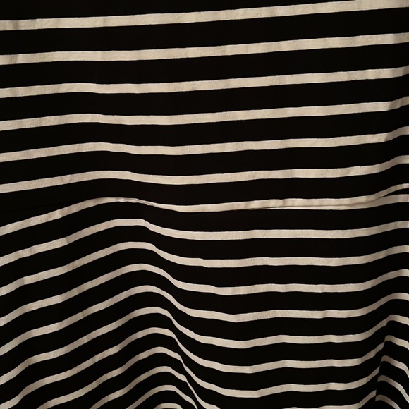 Old Navy XXL Black/White Striped Knit Dress - Picture 3 of 3